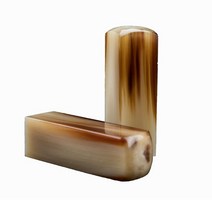 황소뿔 도장 인감 이름 수제 부자 도장 복도장 만년 낙관 계약 만사형통, I.혼합15X15 (높이 60mm)