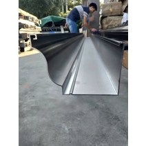 측구 콘크리트 pe 배수로 수로관 빗물받이 처마 집수정 지붕 사각맨홀 PVC 거터 배수관, 7인치 2.0mm 두께 천구수조개