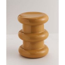 카르텔 필라스트로 스툴 의자 사이드 테이블 벤치, 머스타드 M