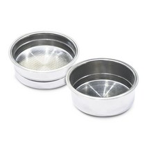 맥널티 에스프레소 반자동 커피머신용 필터 바스켓(싱글/더블), 더블필터바스켓