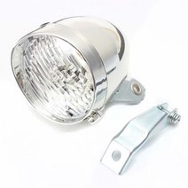 자전거 헤드 라이트 자전거 프론트 라이트 3 led 빈티지 레트로 클래식 램프 야간 라이딩, 은