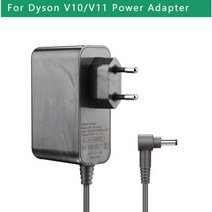 다이슨 진공 청소기 필터 v6v8v10v11 솜털 배터리 동물용 리튬 이온 배터리 또는 어댑터 충전기용 충전식 배터리, v10 v11 EU 충전기