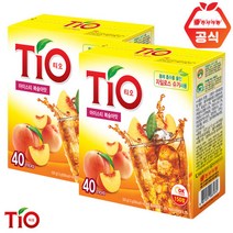 티오아이스티 복숭아 40T x2개 스틱형, 단품