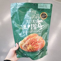 피코크 조선호텔특제육수 포기김치 1kg x 1개, 아이스박스포장