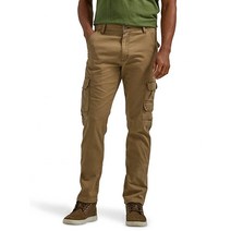 Wrangler Authentics 남성용 레귤러 테이퍼드 카고 팬츠 너비 34 x 길이 34