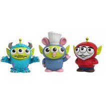 ​Pixar 에일리언 리믹스 토이 스토리 에일리언 미구엘 설리 & 레미 3팩 장난감 만 6세 이상을 위한 디즈니 및 픽사 영화 캐릭터 피규어 약 7.6cm(3인치) 수집 선물