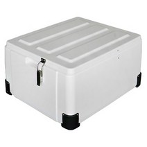 대성 강화플라스틱 공구4번 바닥보강브라켓포함 오토바이 배달통 탑박스 리어백 배달대행, 검정