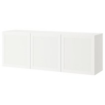 이케아 베스토 벽수납콤비네이션 - 화이트/한비켄 화이트 180x42x64 cm