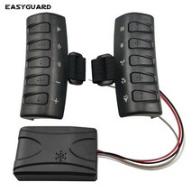 포르쉐 Easyguard-범용 자동차 무선 스티어링 휠 컨트롤 시스템 10 키 버튼 안드로이드와 호환 올인원 dc12 v, [01] ESW002