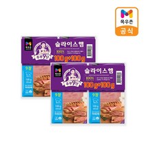 [목우촌]주부9단 슬라이스햄(샌드위치햄) (100+100g) x 2