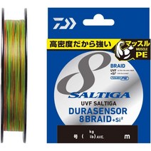 다이와 DAIWA PE라인 UVF 솔티가 듀라센서 X8+ Si20.6-10호 멀티컬러, 3호