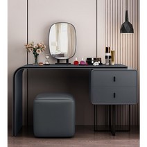 [럭셔리] 공주화장대 예쁜 북유럽 모던 화장대, 챠콜