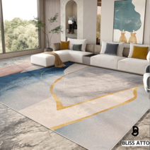 러그 럭셔리 고급 카펫 초대형 단모 소파 사각 북유럽 가정용 침실 매트