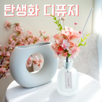 탄생화 디퓨저 선물 세트 4월 탄생화 벚꽃 남자 친구 여자 친구 남사친 여사친 언니 선생님 직장동료 생일선물 집들이선물 결혼선물 실내 디퓨저 실내 방향제 디퓨져, 이슬꽃, 120ml