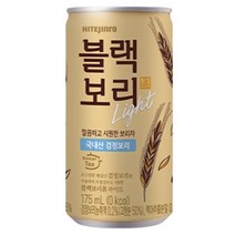 하이트진로 블랙보리 라이트 음료, 175ml, 210개