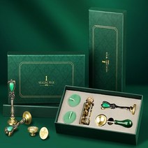 실링 선물세트 비즈왁스 청첩장 편지 도장 선물꾸미기 실링스템프, 산 위에 우주