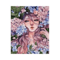 명화그리기 DIY 그림그리기 키트, F_소녀시리즈_05수국