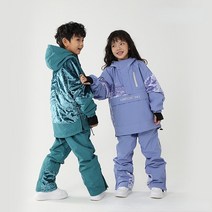 주니어스키바지 Children's Ski Jacket Pants Trousers Warm Waterproof Boys Girls Outdoor Snowboard, 05 금_03 S