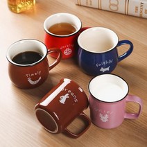 (W.HOME) W.HOME 컬러 스톤웨어 파스텔머그 핑크, 단일옵션