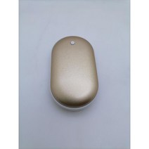 휴대용 손난로 USB 충전식 안전 양면가열, C 골드