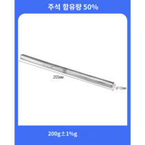 소형 용광로 용해로 전기로 금 은 구리 금속 도가니 유리 공예 고온 주물 야금로, 주석함유50%유연석조 200g