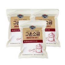 CJ 백설 구운소금, 1kg, 3개