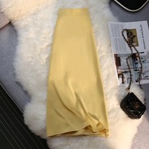 새틴 치마 실크 샤틴 스커트 32