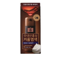려 진결모 한방 거품 새치염색(4.0짙은갈색) 국내산 홍삼 새치 염색 탈모 케어, 3개
