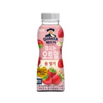 칠성 쉐이크 아침 식사 대용 퀘이커 마시는 오트밀 오트 & 봄딸기 한박스 건강식 간편식 식단조절 선식 50G 20개, 26세트