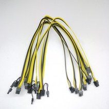 이더리움 채굴기 비트코인 채굴장 가정용 채굴부품 62cm 전원 공급 장치 어댑터 용 Pcie 연장 케이블 그래, 01 62cm cables, 04 8 pcs