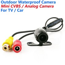 화물차후방카메라 탑차 트럭 140 학위 와이드 앵글 CCTV 아날로그 카메라 12V 미니 전면/후면보기 보안 미, 01 NTSC_01 Front View