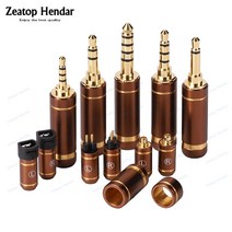 1Pcs 2.5mm 3.5mm 4.4mm 수 잭 밸런스드 오디오 플러그 Y 스플리터 슬라이더 잭 MMCX 0.78mm IE80 SE846 D, 02 3.5mm 2Pole