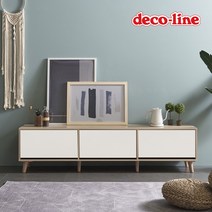 데코라인 코넬 피카 1500 투톤 거실장 A형 DKN052C, 메이플:AW형