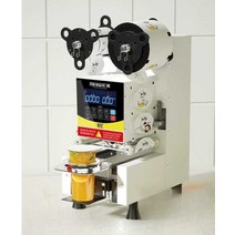 음료진공포장기 컵 포장 실링기 버블티 주스 실링머신, 화이트(뜨거운 음료 90도 이내 밀봉 가능)