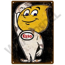 건물 번호판 간판 황금 금속 장식 가스 오일 차고 빈티지 주석 사인 레트로 도구 벽 아트 바 펍 주유소 철판, 4.A33313 - 20x30cm