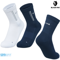 블랙야크 공용 사계절 단목 쿨맥스양말 343라이트삭스 2BYSCX2906, NAVY, 24