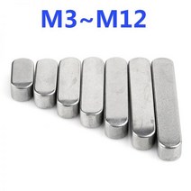 고정핀 스냅핀 R핀 304 스테인리스강 평행 키 사각형 직사각형 다월 드라이브 샤프트 A 타입 플랫 M3 M4M5 M6 M8 M10 M12 295190, 1pcs 10x8x35mm