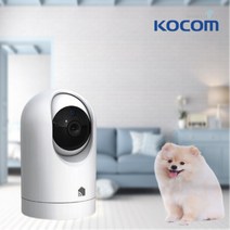스마트CCTV 300만화소 반려동물 반려견 강아지 홈카메라, 코콤 스마트 홈카메라 K6 + 메모리카드(128GB)