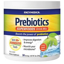 엔자이메디카 프리바이오틱스 슈퍼푸드 드링크 믹스 30정 Enzymedica Prebiotics