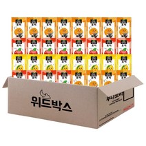 [위드박스] 미닛메이드 조이 195ml 32개 (오렌지12+사과12+망고8)