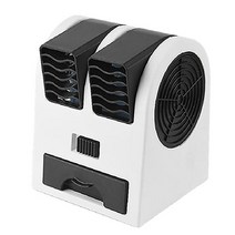 미니 에어컨 3-in-1 팬 가습기 가정용/실외 USB/배터리 공급 휴대용 무음 공기 냉각기, 한개옵션0