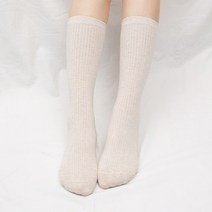 발장난양말 여성 롱롱 골지 장목 양말 10켤레