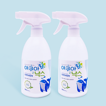 아쿠아낙스 500ml 다목적 세정제 (살균 탈취 세정) 시계세척제 전해수 알칼리이온수, 500ml x 2개
