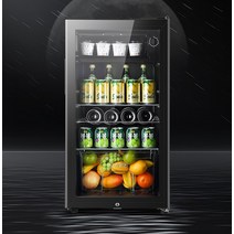 135L 쇼케이스 냉장고 업소용 주류 음료 반찬 가게, 100L 저소음 쇼케이스 냉장고