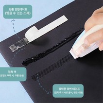 접착풀 접착제테이프 다꾸 풀테이프 양면테이프 학교, 2-풀테이프-핑크