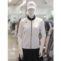 [팬텀]여성 배색 집업 긴팔 티셔츠 222B1TF955113302