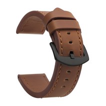 패션 시계 밴드 스트랩 스포츠 빈티지 가죽 스테인레스 스틸 버클 액세서리 18mm 20mm 22mm 24mm