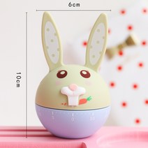 타이머 학습 전용 학생 어린이 자율 시간 관리자 주방 알림 알람 기계 베이킹 요리 쿠킹클래스, 크림 화이트
