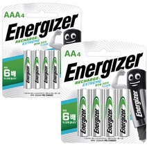 에너자이저 충전건전지 4알, 선택2-에너자이저충전건전지AAA형4알
