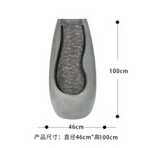 대형 실내 분수대 야외 마당 정원 인테리어 장식품 분수대 장식 인공 폭포 조경 물레방아, E